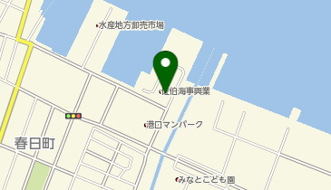 佐伯港の地図画像