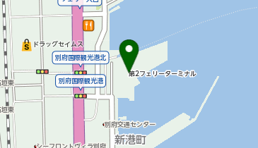 別府国際観光港の地図画像