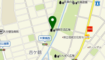 平和市民公園国際交流広場の地図画像