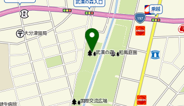 平和市民公園武漢の森の地図画像