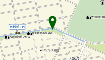 大洲緑地学びの森の地図画像