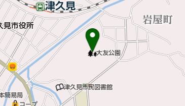 大友公園の地図画像