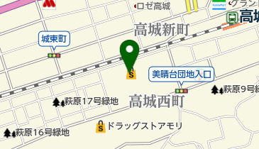 イオン高城店の地図画像
