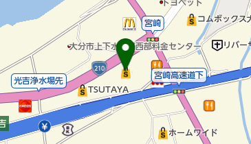 イオン光吉店の地図画像