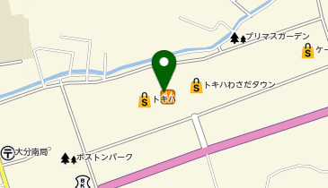 3COINS+plus大分トキハわさだタウン店の地図画像