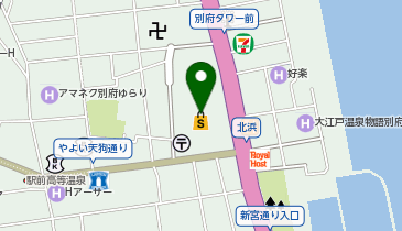 別府ロフトの地図画像