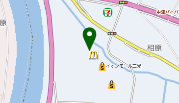 3COINS+plusイオンモール三光店の地図画像