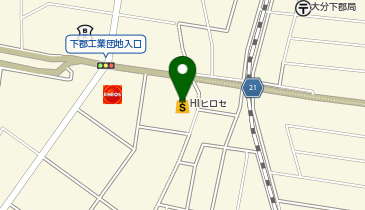 HIヒロセPRO下郡店の地図画像