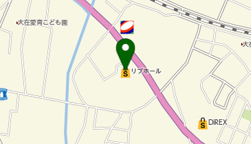 リブホール大在店の地図画像
