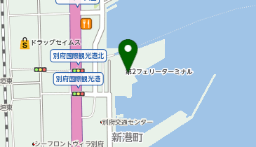 みなとオアシス別府港の地図画像