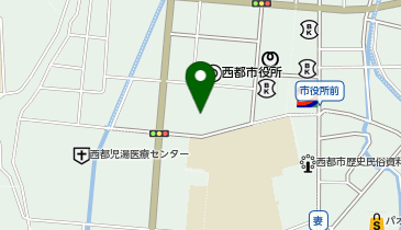 西都市役所の地図画像