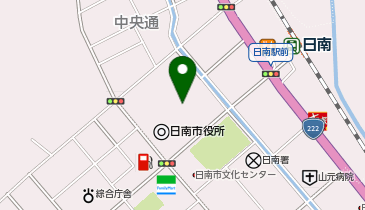 日南市役所の地図画像