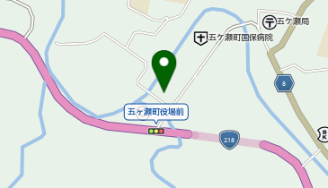 五ヶ瀬町役場の地図画像