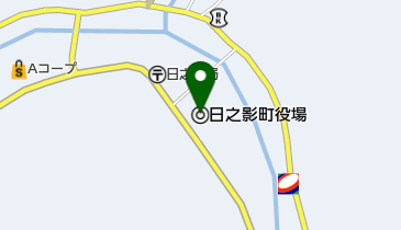 日之影町役場の地図画像
