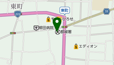 都城警察署の地図画像