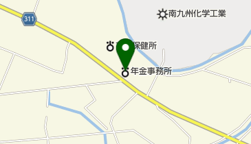 高鍋年金事務所の地図画像
