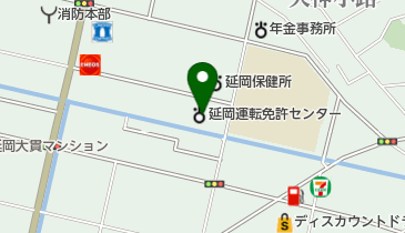 延岡運転免許センターの地図画像