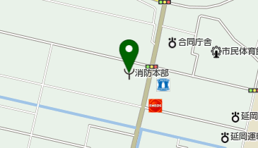 延岡市消防本部の地図画像