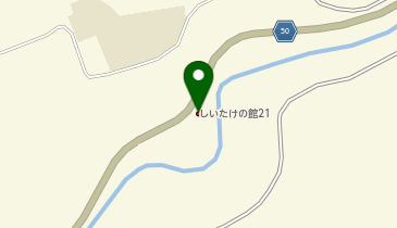 しいたけの館21の地図画像