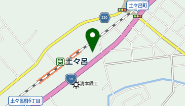 土々呂メモリードホールの地図画像