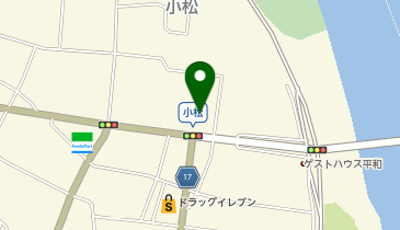 家族葬のファミーユ小松ホールの地図画像