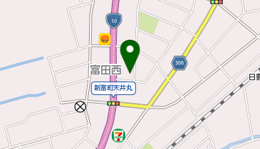 家族葬のファミーユ新富ホールの地図画像