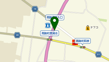 家族葬のファミーユ高鍋ホールの地図画像