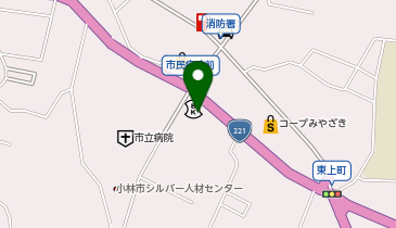 高鍋信用金庫小林支店の地図画像