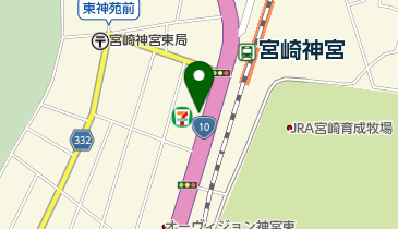 宮崎第一信用金庫神宮支店の地図画像