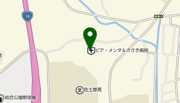 医療法人りっか会ピア・メンタルささき病院の地図画像
