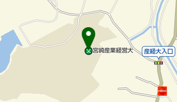 私立宮崎産業経営大学の地図画像