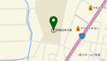 私立宮崎日本大学中学校の地図画像