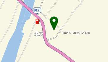 南さくら認定こども園の地図画像