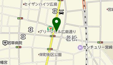 大原簿記公務員専門学校宮崎校の地図画像