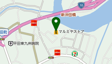 マルミヤストア一ケ岡店の地図画像