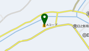 Aコープ日之影店の地図画像