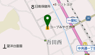 コープみやざき日南店の地図画像