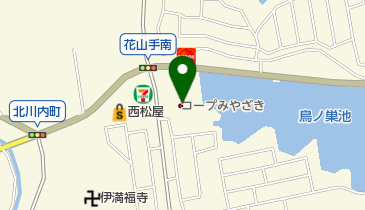 コープみやざきかおる坂店の地図画像