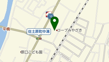 コープみやざき佐土原店の地図画像