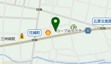 コープみやざき花繰店の地図画像