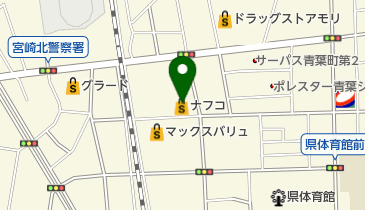 ホームプラザナフコ宮崎店の地図画像