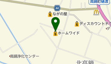 ホームワイド高鍋店の地図画像