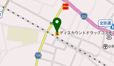 ディスカウントドラッグコスモス小林西店の地図画像