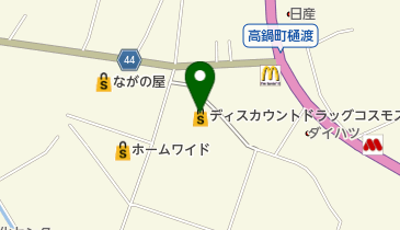 ディスカウントドラッグコスモス高鍋樋渡店の地図画像
