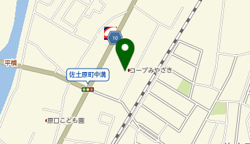 コープみやざき佐土原店の地図画像
