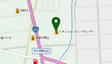 マックハウスイオン都城店の地図画像
