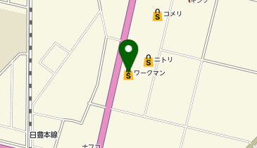 ワークマンプラス日向店の地図画像