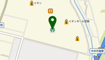 ハニーズイオンモール宮崎店の地図画像