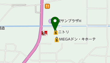 ニトリ都城店の地図画像