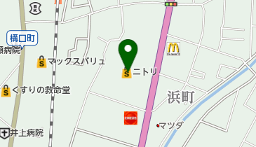 ニトリ延岡店の地図画像